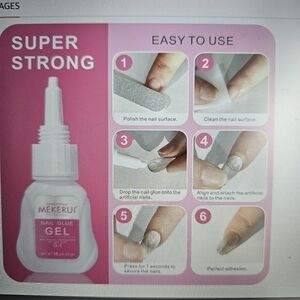 NEW Mekerui Super Strong Nail Gel & Nail Glue for Press on Nails